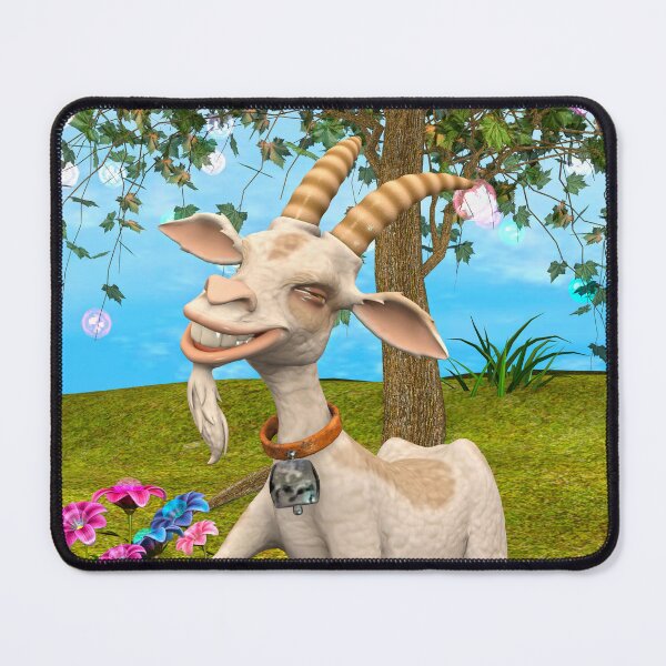 Item preview, Funny Goat Fantasy Garden Illustration designed and sold by Vac1.