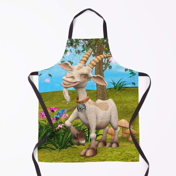 Item preview, Funny Goat Fantasy Garden Illustration designed and sold by Vac1.