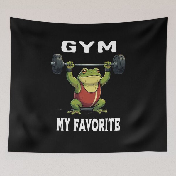 Aperçu de l'œuvre Grenouille de gym créée et vendue par TheEndDesign.