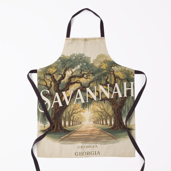 Aperçu de l'œuvre SAVANNAH, Géorgie créée et vendue par PamLeeDesign.