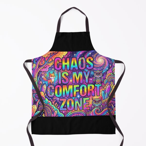 Item preview, Chaos Is My Comfort Zone - Psychedelic Colorful Aesthetic Art designed and sold by MyTeePlace.