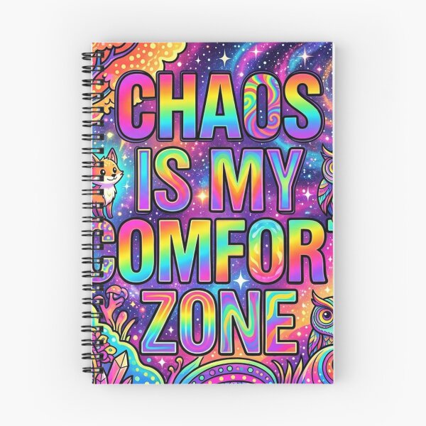 Item preview, Chaos Is My Comfort Zone - Psychedelic Colorful Aesthetic Art designed and sold by MyTeePlace.