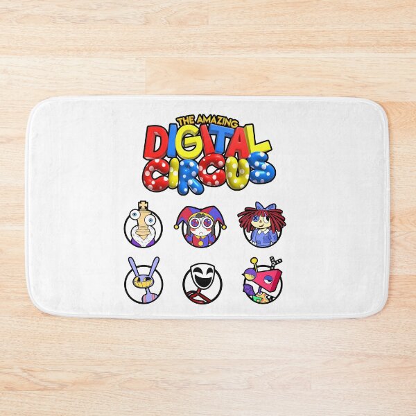 Item preview, THE AMAZING DIGITAL CIRCUS TADC CHARACTERS ALL ICONS LOGO (POMNI JAX KINGER ETC) designed and sold by Python Designs .