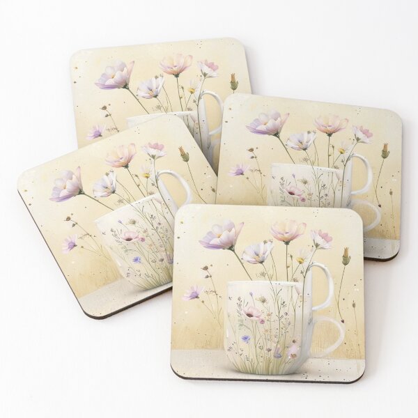 Item preview, Whispers in the Wildflower Meadow - Ceramic Mug designed and sold by Vault9000.