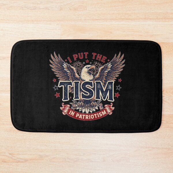 Item preview, I Put The Tism in Patriotism Athletic Eagle designed and sold by Naitsebas.