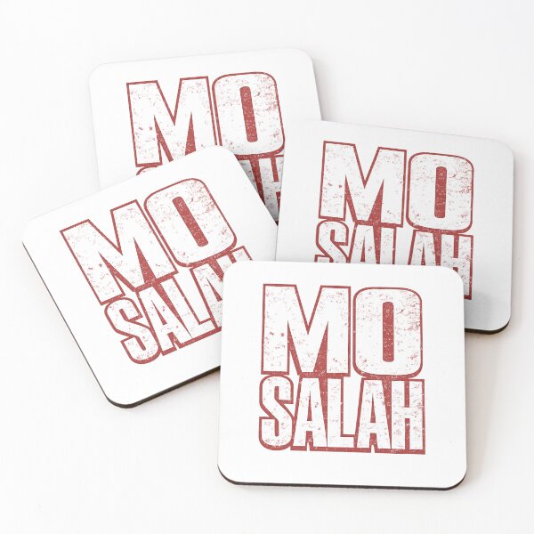 Item preview, Mo Salah Red Distressed Block Typography Soccer Graphic designed and sold by Holy-Verse.