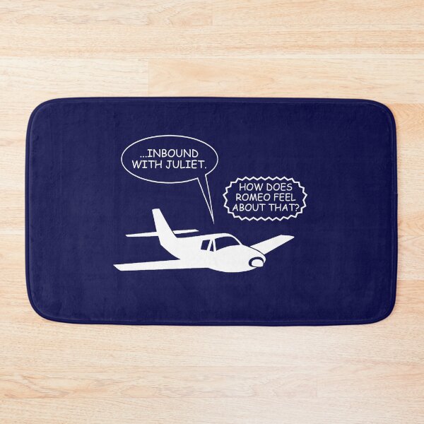 Item preview, Funny Pilot to Air Traffic Control, "Inbound with Juliet" designed and sold by True Challenge.