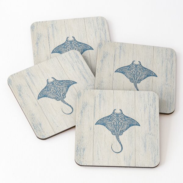 Item preview, Blue Stingray Ocean Minimal Art designed and sold by VibePrints101.