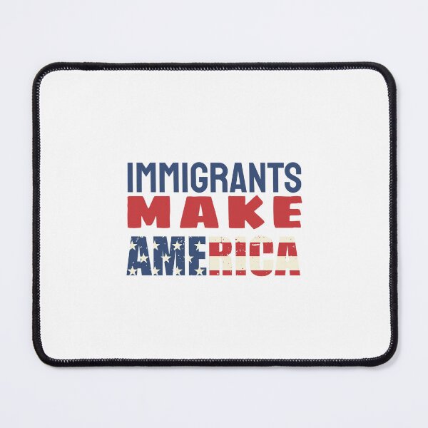 Item preview, Independent day  immigrants make America flag blue red designed and sold by E-lenaLu.