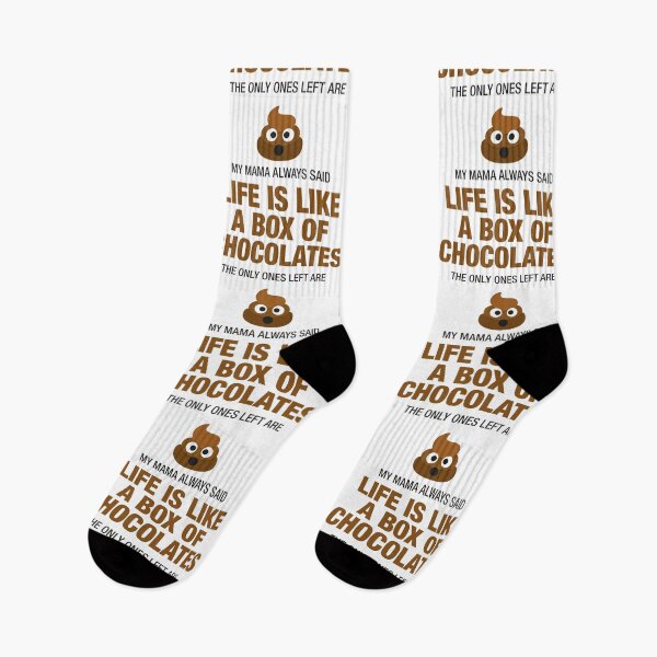 Item preview, LIFE IS LIKE A BOX OF CHOCOLATES FUNNY DESIGN designed and sold by CoolVibeStudio.
