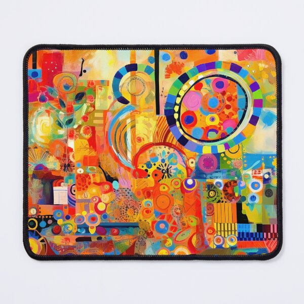 Item preview, Colorful Geometric Abstract – Modern Circle Art designed and sold by helgekerler.