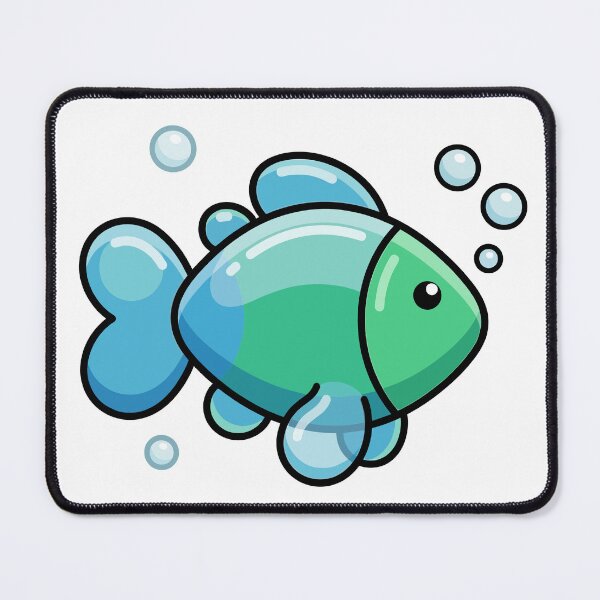 Item preview, Frutiger Aero Glossy Tropical Fish Aesthetic designed and sold by Eldaz.
