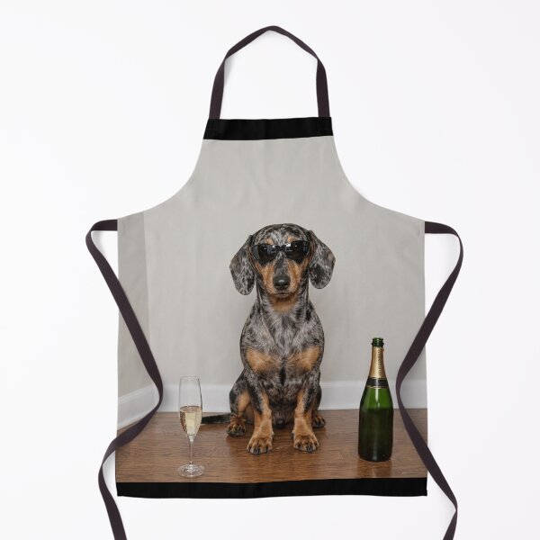 Item preview, Funny Dachshund Dog Champagne Cool Wiener Dog Sunglasses designed and sold by OMITTEROMINOUS.