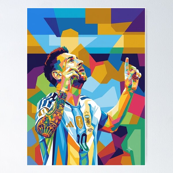 Item preview, Messi Wpap Pop Art designed and sold by SechainMailo.