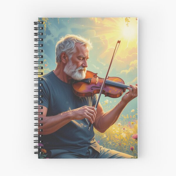 Item preview, Musician playing violin in a sunny garden designed and sold by NeyhineAngelionShop.