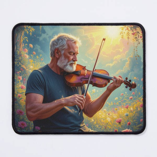 Item preview, Musician playing violin in a sunny garden designed and sold by NeyhineAngelionShop.