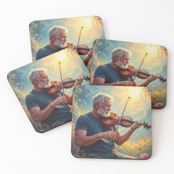 Item preview, Musician playing violin in a sunny garden designed and sold by NeyhineAngelionShop.