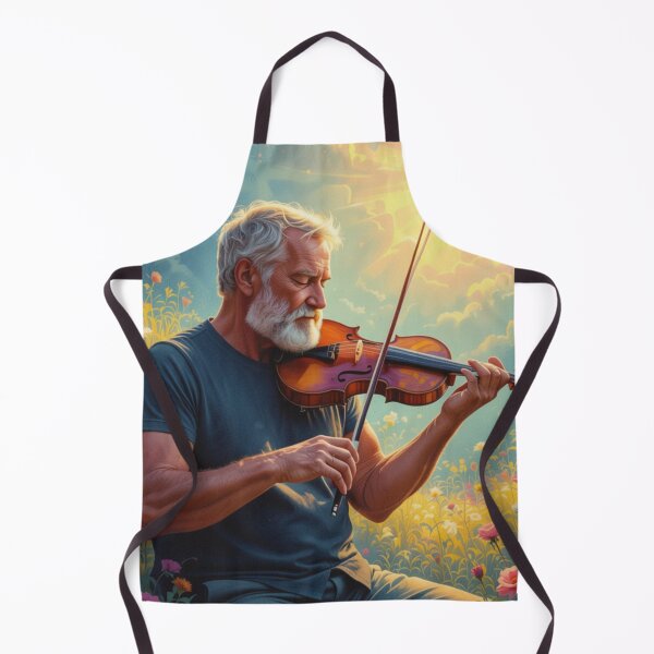 Item preview, Musician playing violin in a sunny garden designed and sold by NeyhineAngelionShop.