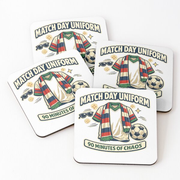 Item preview, Match Day Uniform 90 Minutes Of Chaos Soccer Shirt designed and sold by Concrete Coffee Studio.