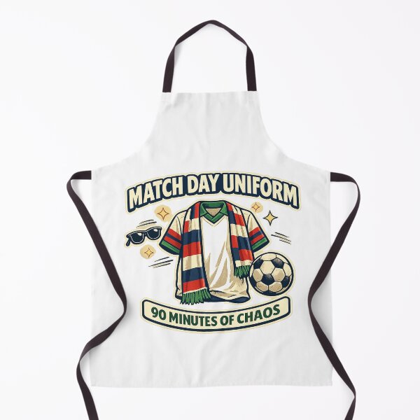 Item preview, Match Day Uniform 90 Minutes Of Chaos Soccer Shirt designed and sold by Concrete Coffee Studio.