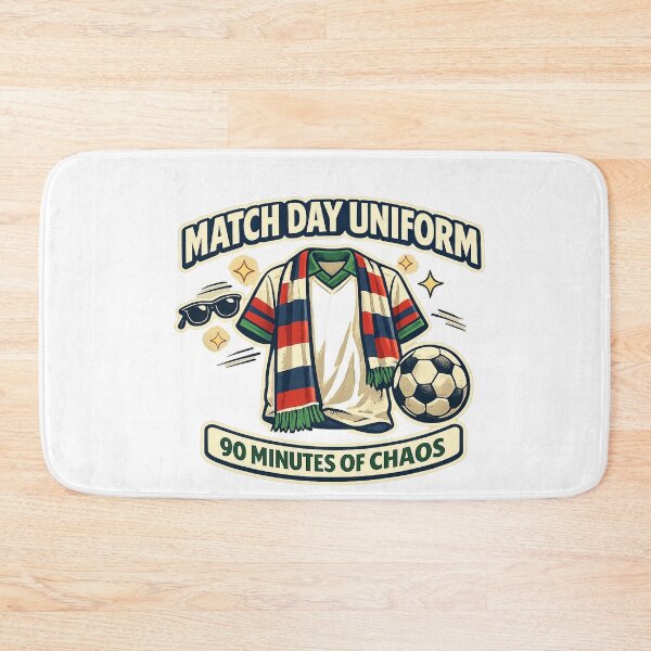 Item preview, Match Day Uniform 90 Minutes Of Chaos Soccer Shirt designed and sold by Concrete Coffee Studio.