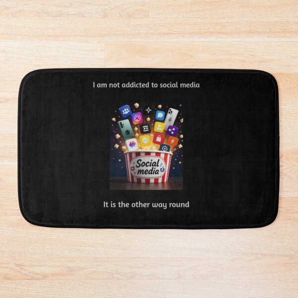 Item preview, Social Media is Addicted to Me designed and sold by beforedawnstyle.