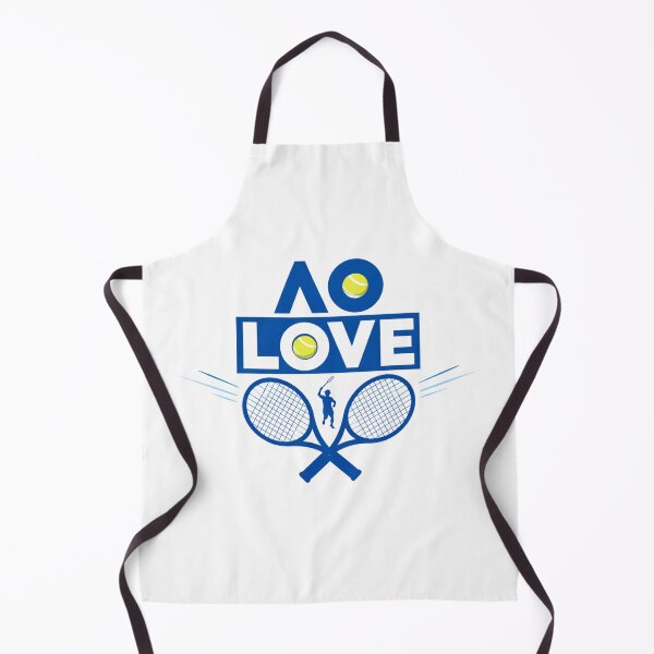 Item preview, Australian Open AO Love Blue Crossed Rackets Tennis Logo designed and sold by Holy-Verse.
