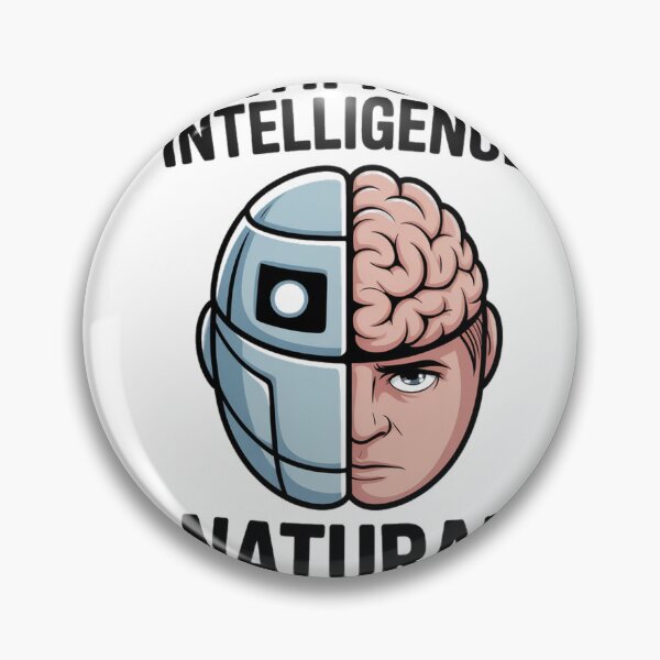 Item preview, Artificial Intelligence Natural Stupidity AI Humor designed and sold by Bianca Oltean.