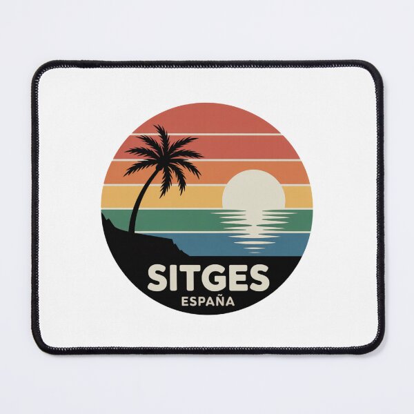 Item preview, Sitges España: Pride Sunset Palm Silhouette Badge designed and sold by CircinusStore.