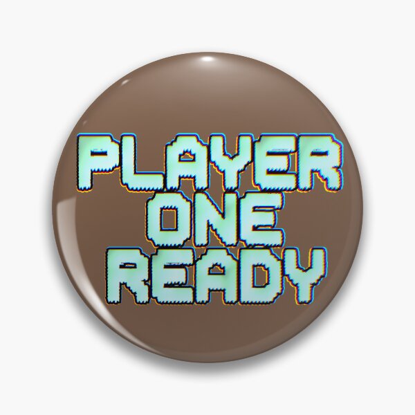 Item preview, Player One Ready Pixel Glitch Gamer Retro 8bit designed and sold by AstronautMerch.