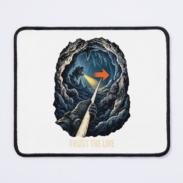 Item preview, Cave diving arrow Trust the Line designed and sold by pirminio.
