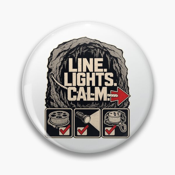 Item preview, Line. Lights. Calm. Cave diving designed and sold by pirminio.