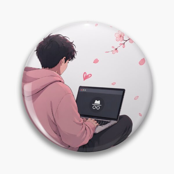 Item preview, Cozy Incognito Love Aesthetic Anime Art designed and sold by MidnightCache.
