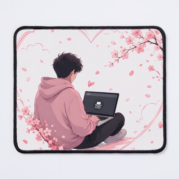Item preview, Cozy Incognito Love Aesthetic Anime Art designed and sold by MidnightCache.