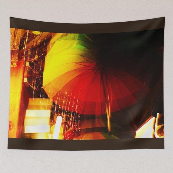 Item preview, Rainbow Umbrella Glowing in Ikseondong Alley | 익선동 designed and sold by HyunDam.
