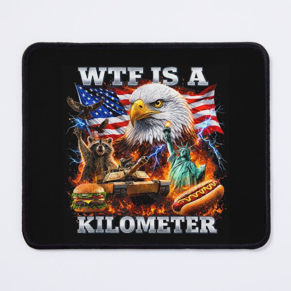 Item preview, WTF is A Kilometer 4th of July designed and sold by Theaurore.