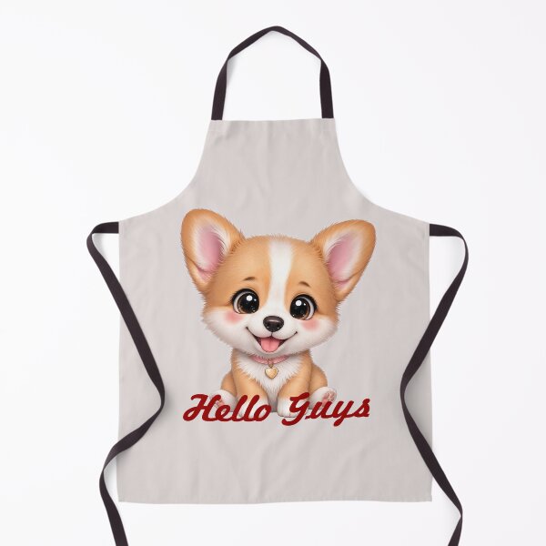 Item preview, Hello Guys! Cute Chibi Corgi Puppy | Kawaii Pastel Dog Art designed and sold by The Pet Lover Collection .