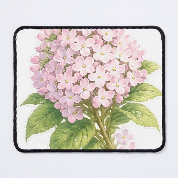 Item preview, Soft Pink Lilac Flower Watercolor  designed and sold by Jaideep Walia.