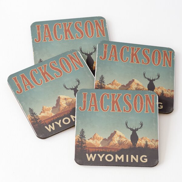Item preview, Jackson Town in Wyoming designed and sold by PamLeeDesign.