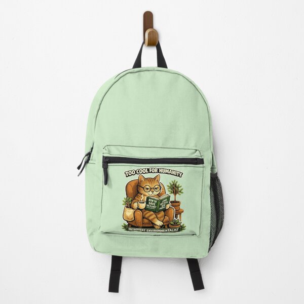 Item preview, Introvert Environmentalist Cat Gift designed and sold by Gentlestate.