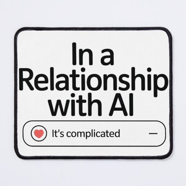 Item preview, In a Relationship with AI It's Complicated designed and sold by Bianca Oltean.