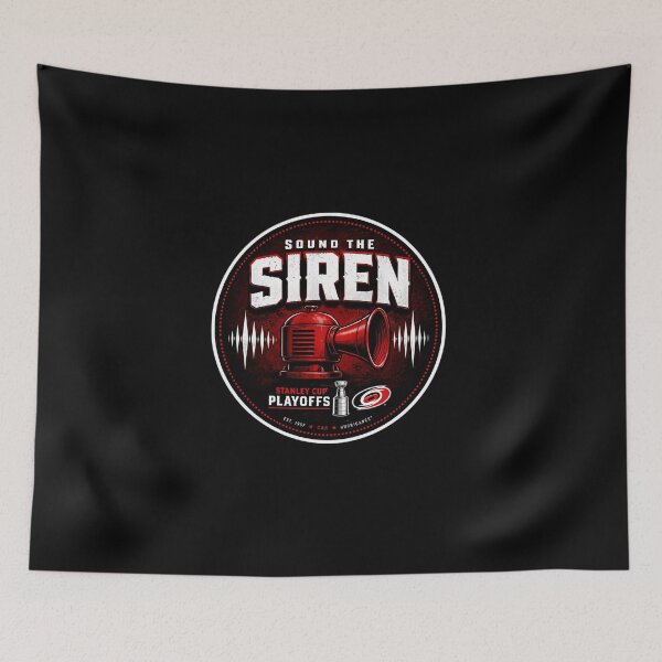 Item preview, Carolina Hurricanes 2026 NHL Stanley Cup Playoffs Sound the Siren designed and sold by Marciasgrosso.