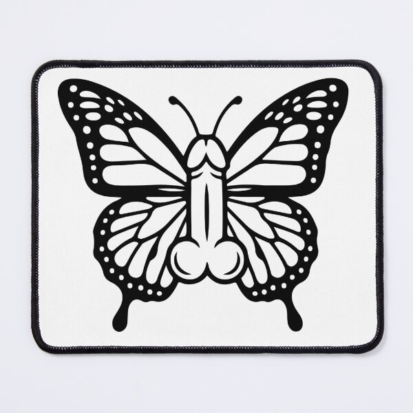 Item preview, Funny Butterfly Adult Humor Phallic Novelty Sarcastic Joke designed and sold by raedattia.