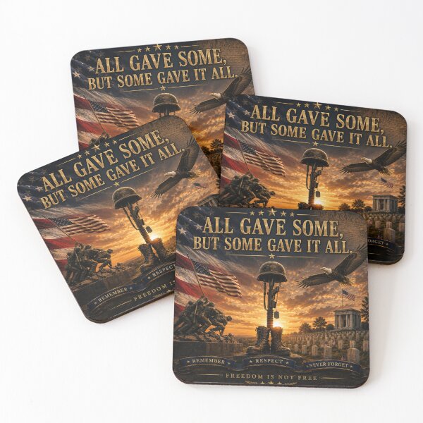 Item preview, All Gave Some, But Some Gave It All | Patriotic Memorial Tribute | Freedom Is Not Free designed and sold by Heritage and Home Designs.