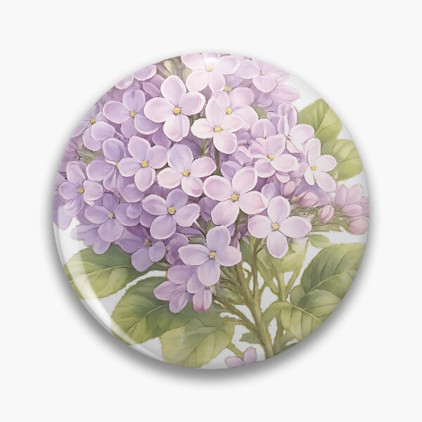 Item preview, Vintage Watercolor Lilac Bouquet  designed and sold by Jaideep Walia.