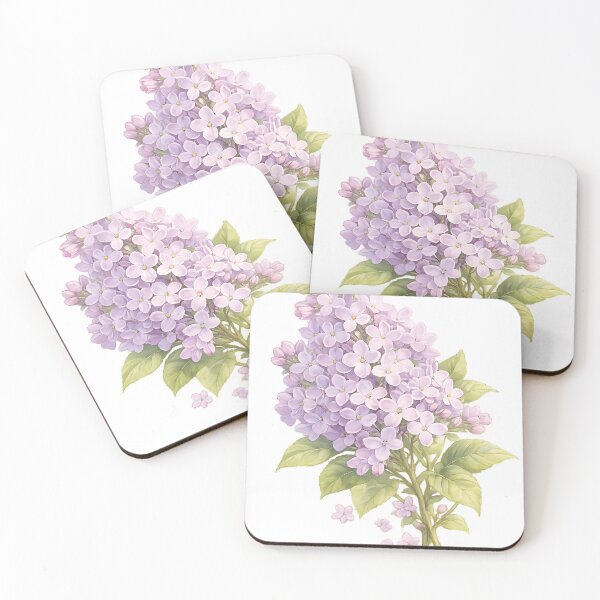 Item preview, Vintage Watercolor Lilac Bouquet  designed and sold by Jaideep Walia.