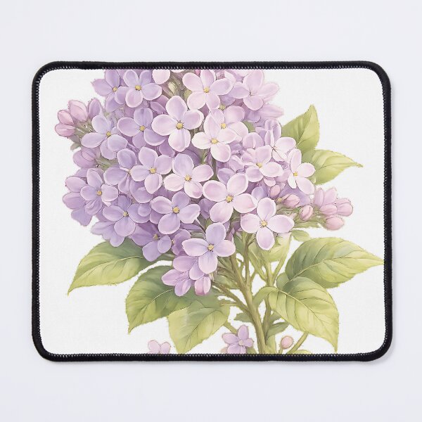 Item preview, Vintage Watercolor Lilac Bouquet  designed and sold by Jaideep Walia.