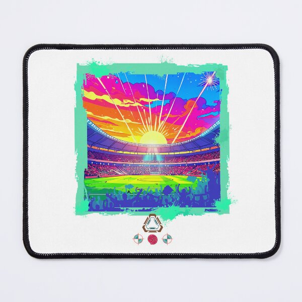 Item preview, A vibrant, atmospheric stadium  designed and sold by m-yoga-store.