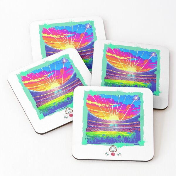 Item preview, A vibrant, atmospheric stadium  designed and sold by Whimsy Trail Co.