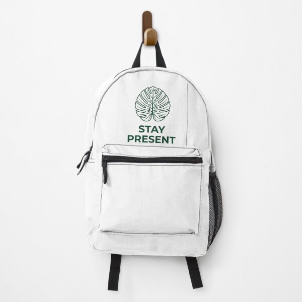 Item preview, Stay Present Mindfulness Botanical Leaf Mental Health Art designed and sold by Presshue.